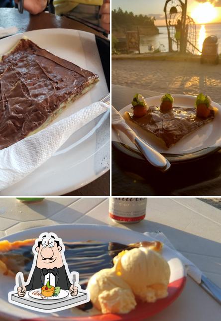 Platos en Creperia Por do Sol