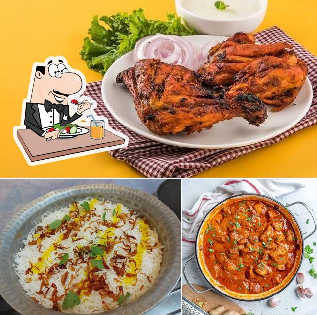 Food at Good Luck Restaurant