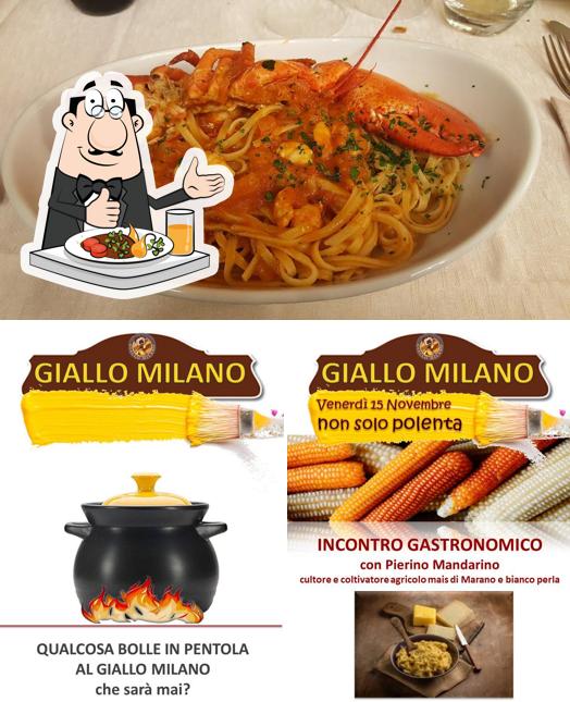 Cibo al Ristorante Giallo Milano