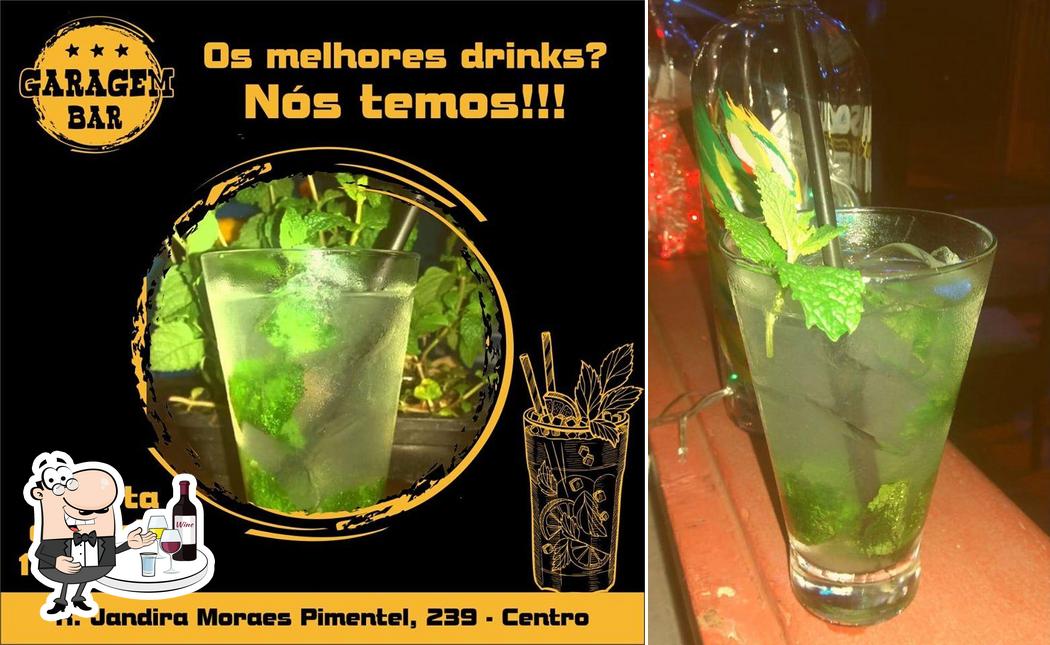 O Garagem Bar serve álcool
