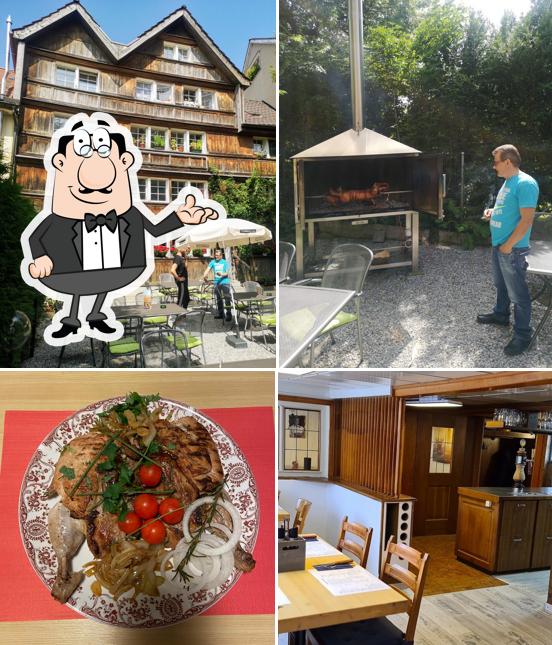 Gli interni di Restaurant Rosengarten