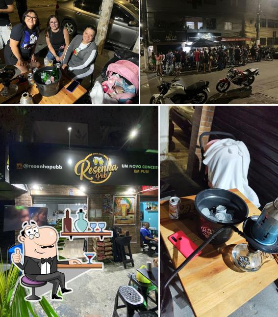O Resenha Pub se destaca pelo interior e exterior