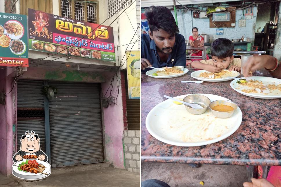 Food at Amrutha fast food center