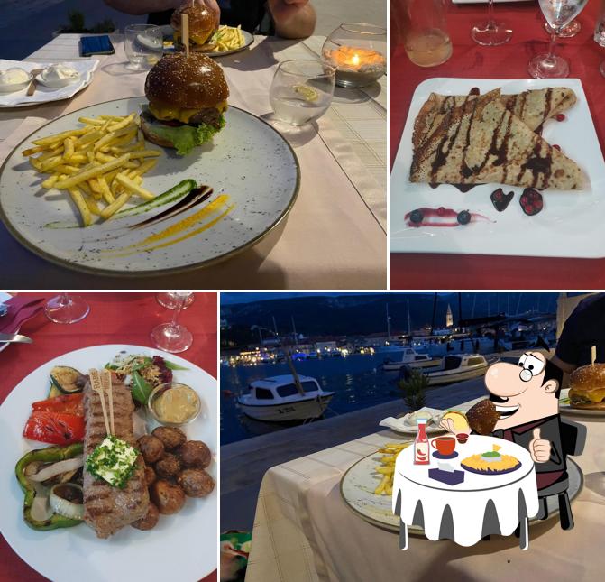 Ordina un hamburger a Restoran-Pizzeria Arsenal