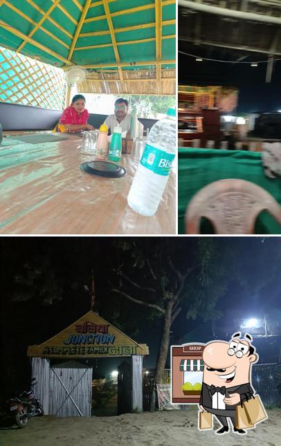 Take a look at the picture depicting exterior and beverage at Ballia Junction family restaurant