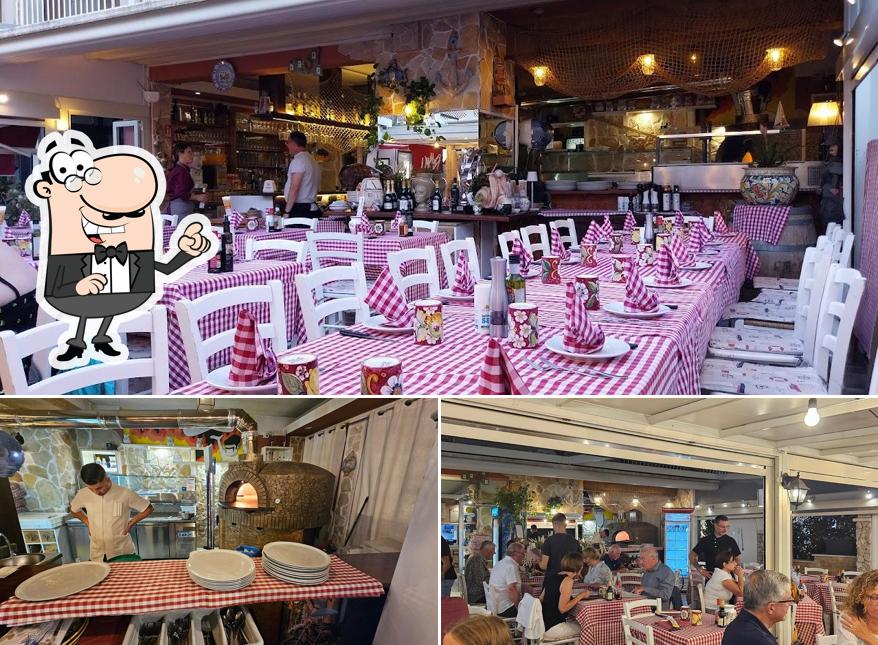 Gli interni di Trattoria da lino sicilia bedda