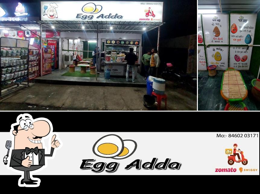 Look at the photo of Egg Adda