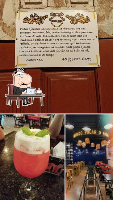 O interior do Fundo do Fosso Bar