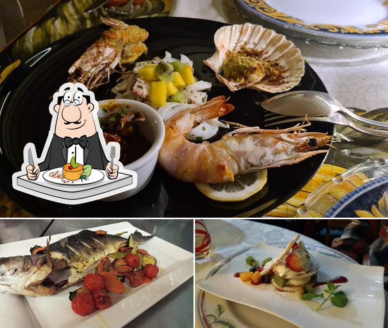 Spigola al Ristorante Il Fischio del Merlo