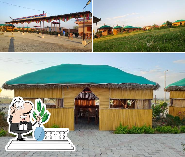 Enjoy the view outside Shri Prabhu Dhaba and family restaurant