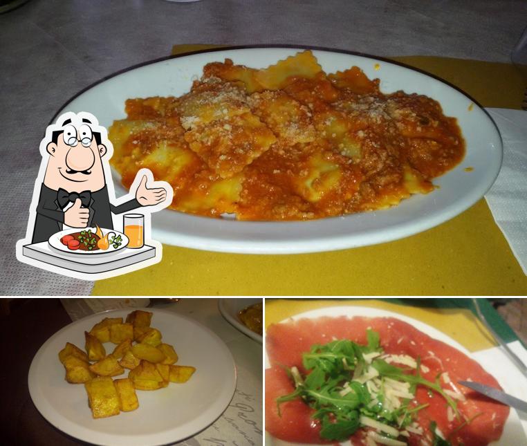 Cibo al Trattoria dell'Autista