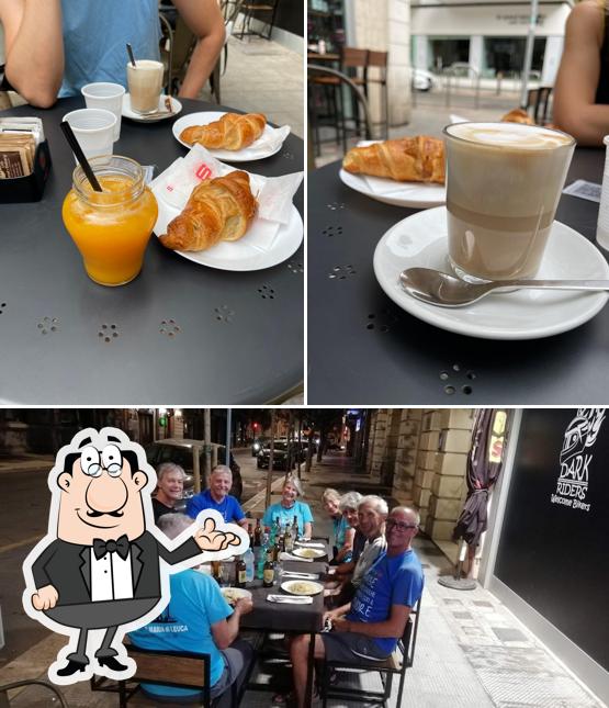 Gli interni di Vintage Cafè