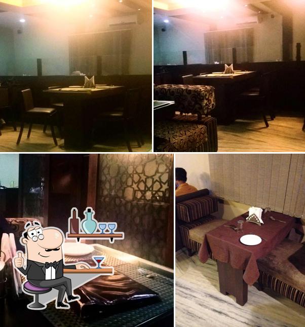 The interior of Mahi Restaurant