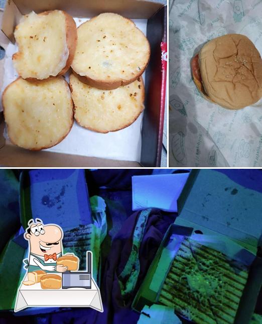 Garlic bread at Breakaffe