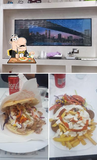 Questa è la foto che presenta la cibo e esterno di Carate 46 kebap grill pizza