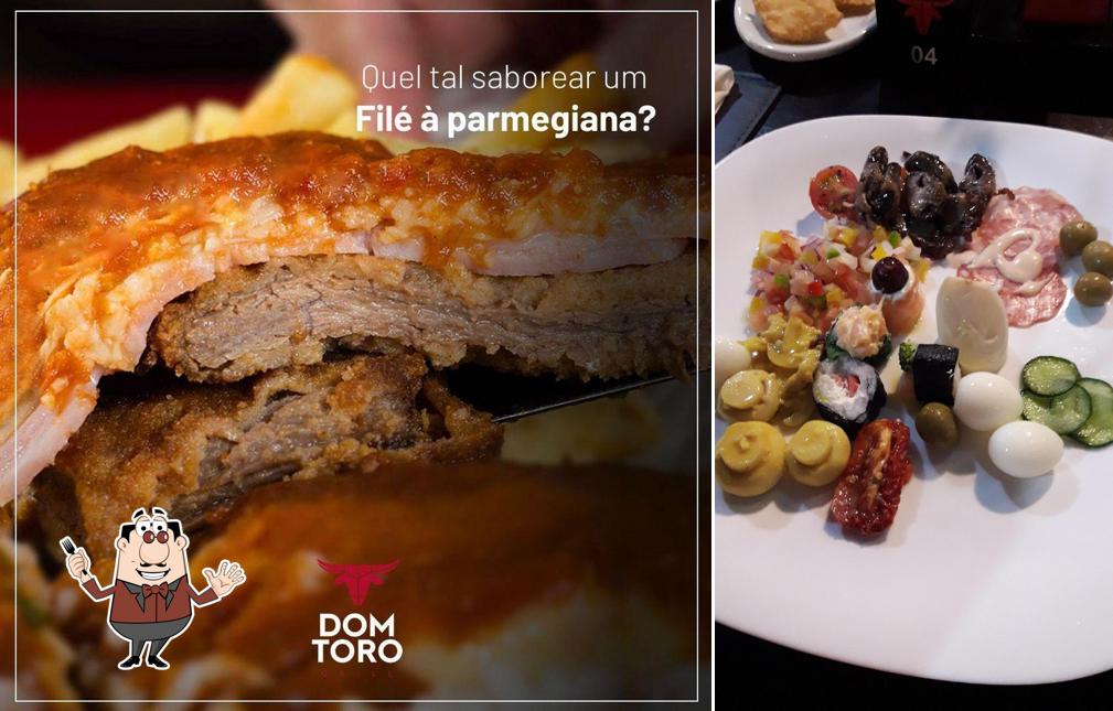 Platos en Dom Toro Grill e Restaurante