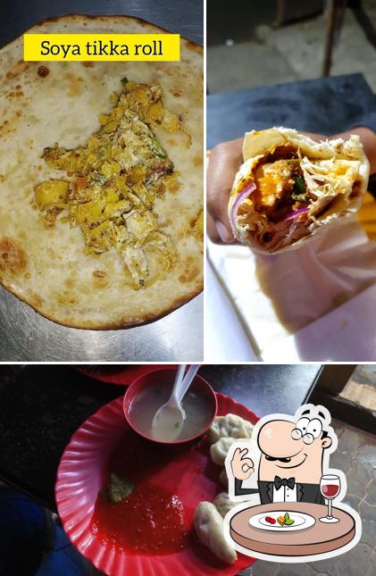 Food at Kathi Junction
