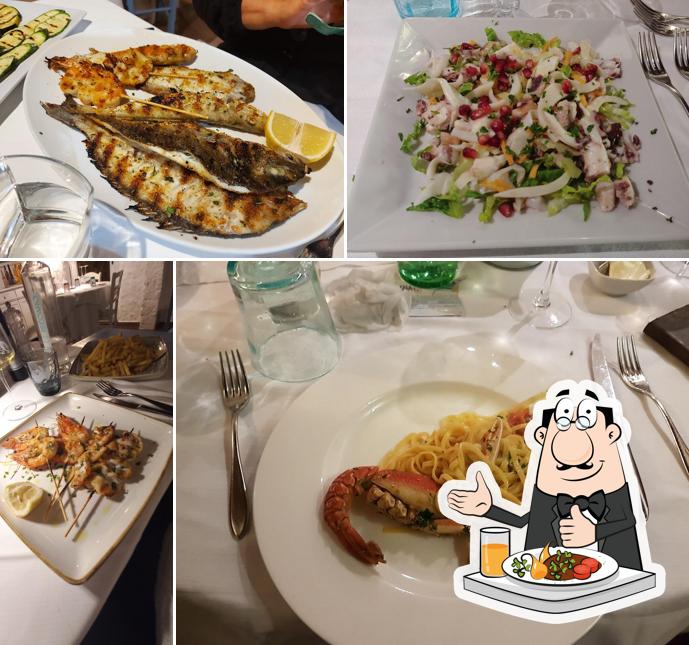 Platti al La Cantina del Porto