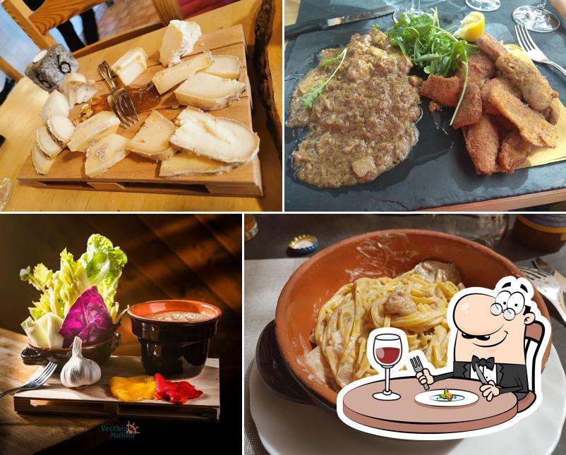 Cibo al Ristorante Tipico Vecchio Mulino
