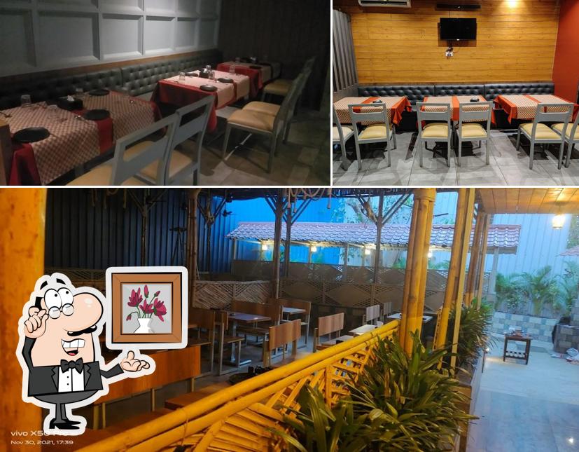 Check out how Aqua dhaba looks inside