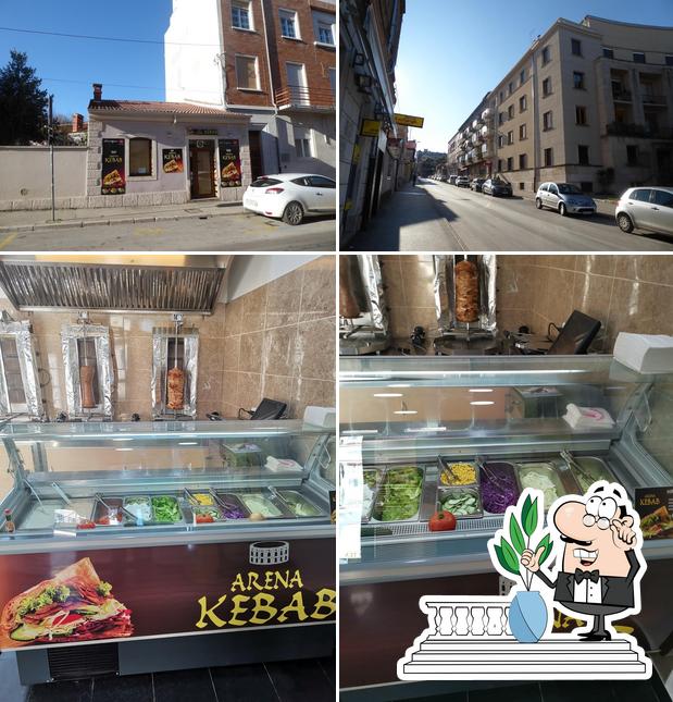 La foto della esterno e cibo di Kebab&Burger Pula