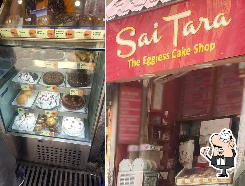 The interior of Sai Tara The Eggless Cake Shop