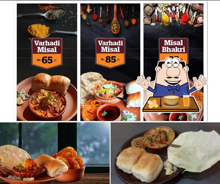 Food at Varhadi Misal Patil Wadi