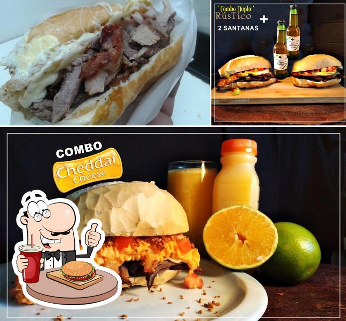 Consiga um hambúrguer no Churrasquim Grego