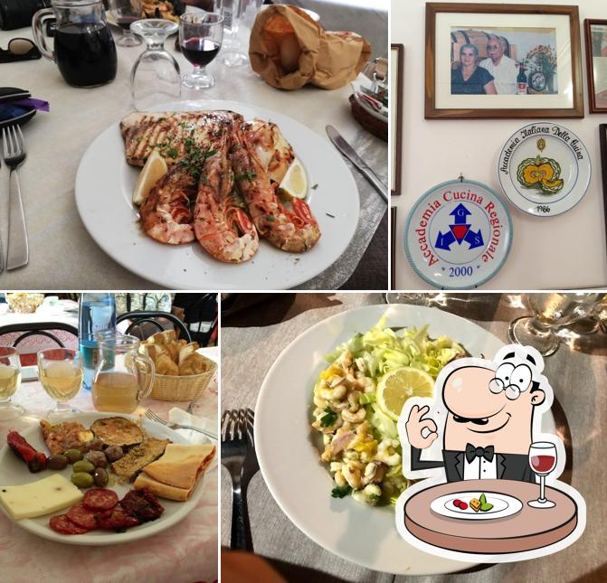 Cibo al Trattoria del Carmine