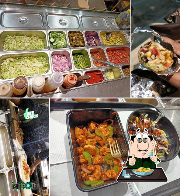 Food at Amino's Healthy Grill