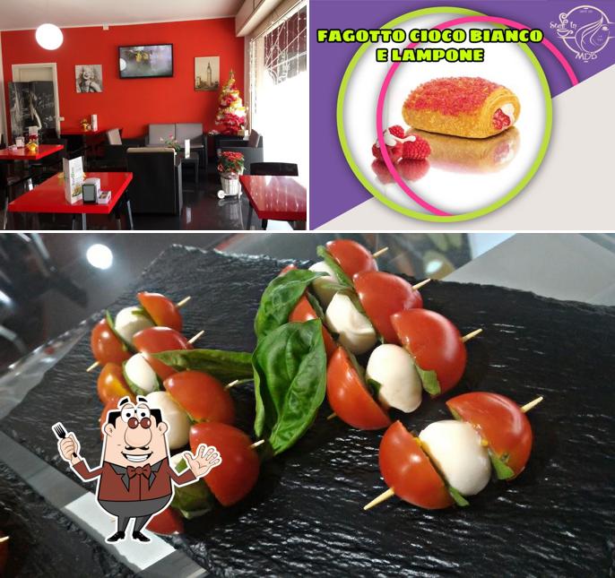 Questa è la foto che mostra la cibo e tavolo da pranzo di Caffetteria Steff In