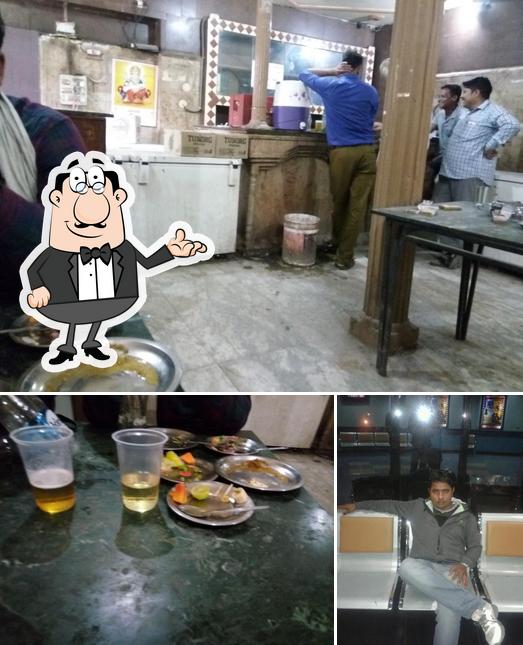 This is the picture depicting interior and beer at Classic Bar