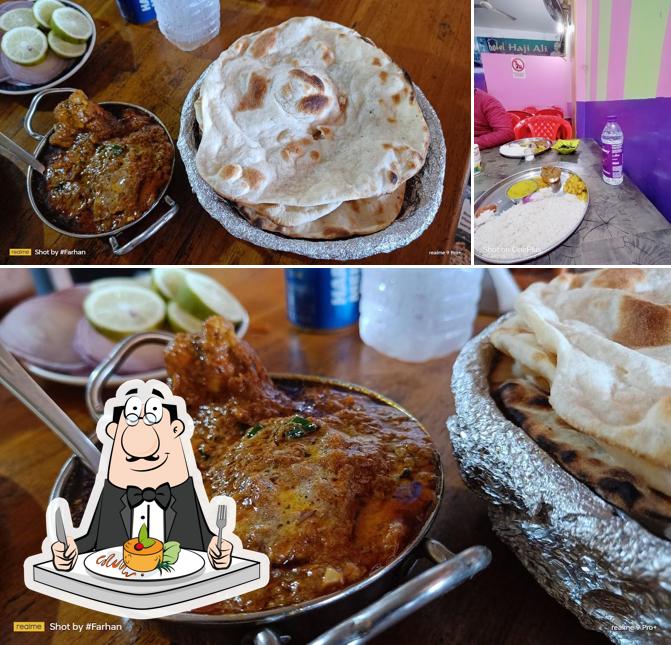 Among different things one can find food and beverage at Hotel Haji Ali
