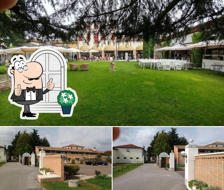 Goditi la vista dagli esterni di Hotel Villa Palma by AGF Hotels SRL