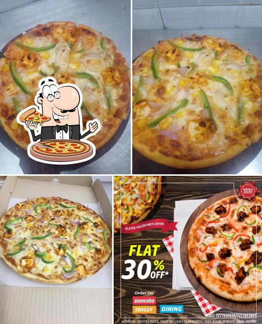 Try out various variants of pizza