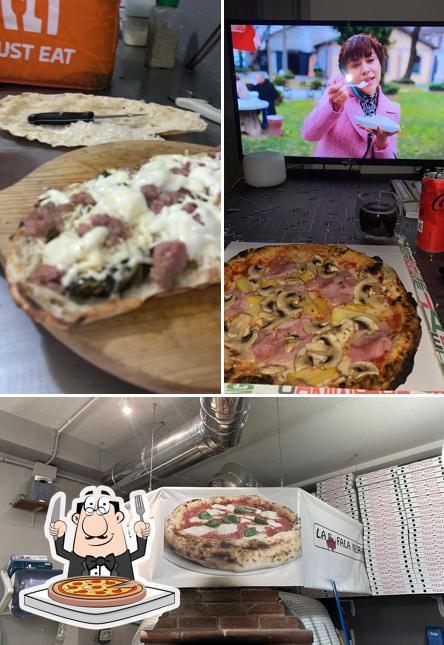 A La Bufala Nera, puoi prenderti una bella pizza