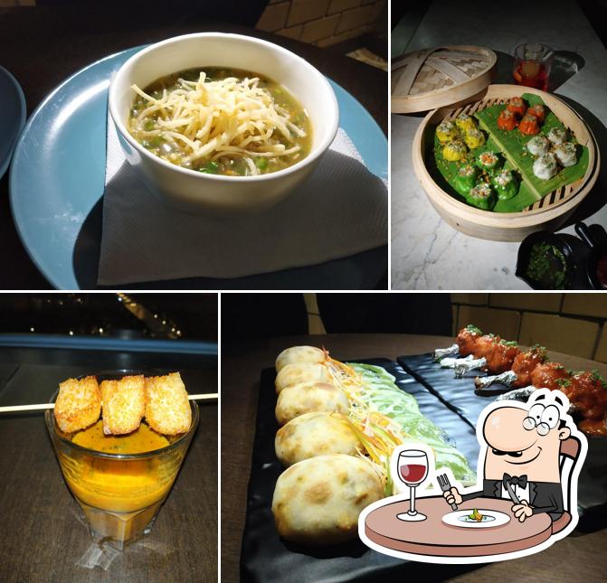 Food at Night Owl Sky Lounge