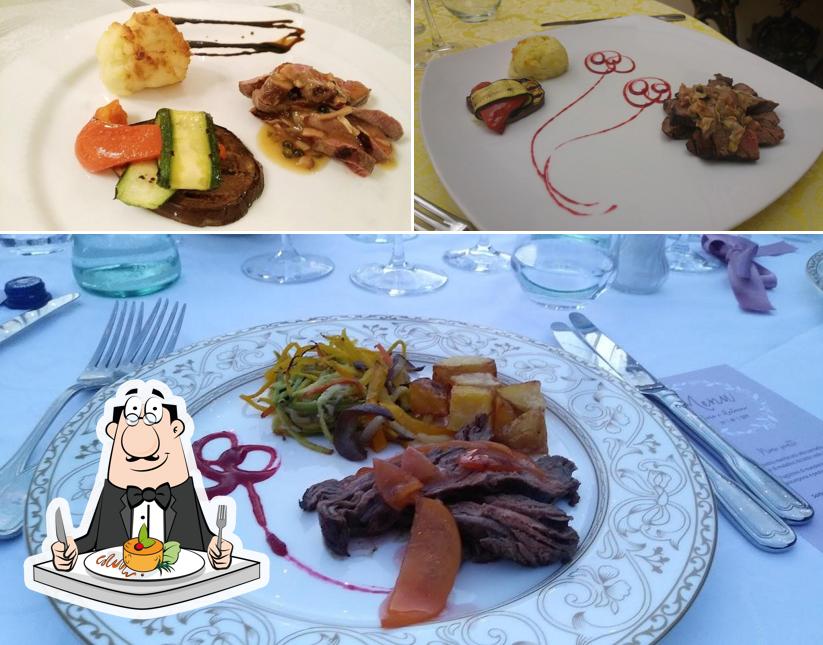 Cibo al Ristorante del Castello Bevilacqua
