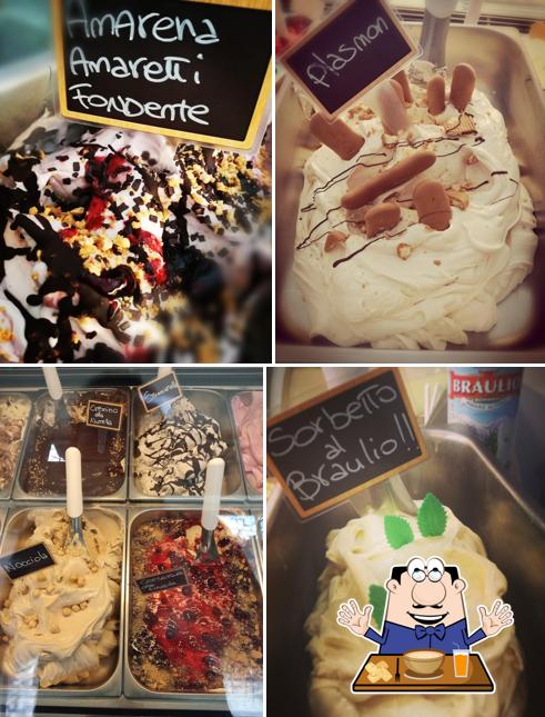 Platti al Gelateria La Parigina