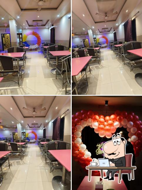 The interior of Hotel Aarman