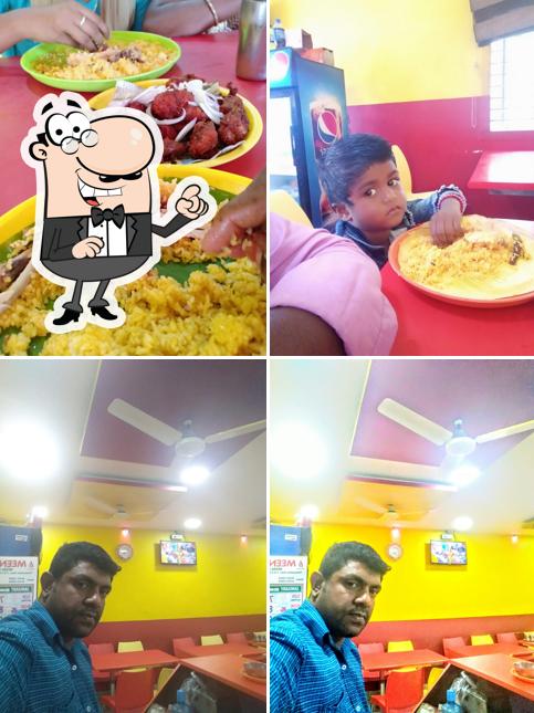The image of Kokarakko Biriyani & Fast Food’s interior and food
