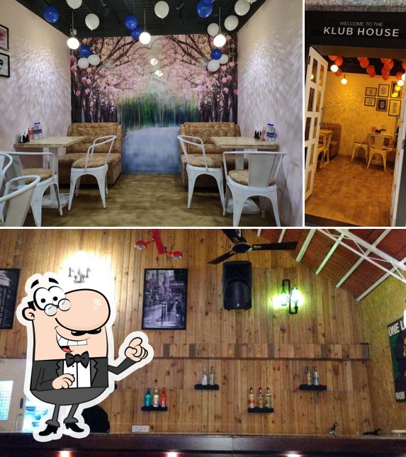 The interior of The Klub House