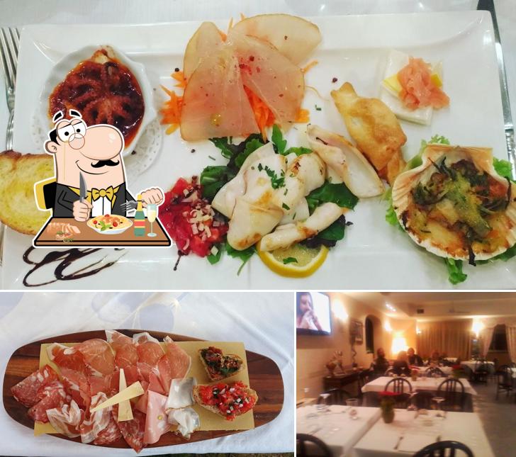 Dai un’occhiata alla immagine che presenta la cibo e tavolo da pranzo di La Quercia Ristorante - Grama’s Food