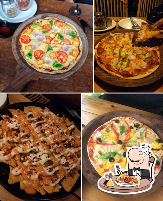 At Dark Mandala Art Cafe, you can try pizza