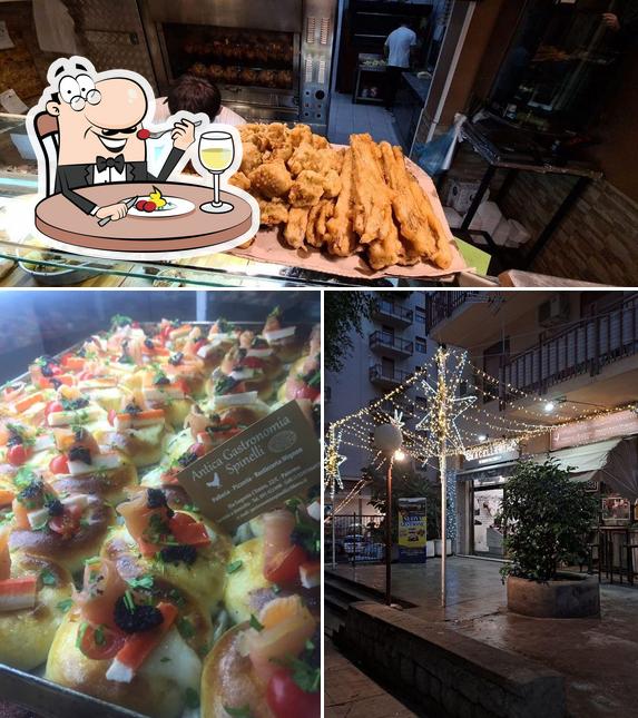 Antica Gastronomia Spinelli si caratterizza per la cibo e esterno