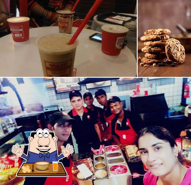 Clam chowder at Café Coffee Day