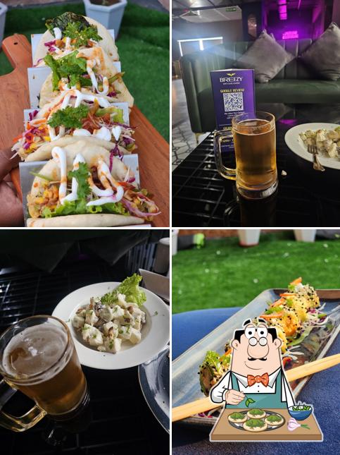Tacos at Breezy Bar Club Lounge