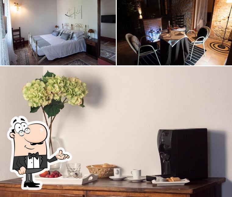 I Salici Agriturismo si caratterizza per la interni e tavolo da pranzo