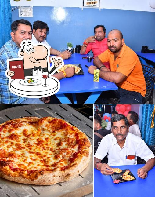 Food at Jha Ji Pizza Cafe