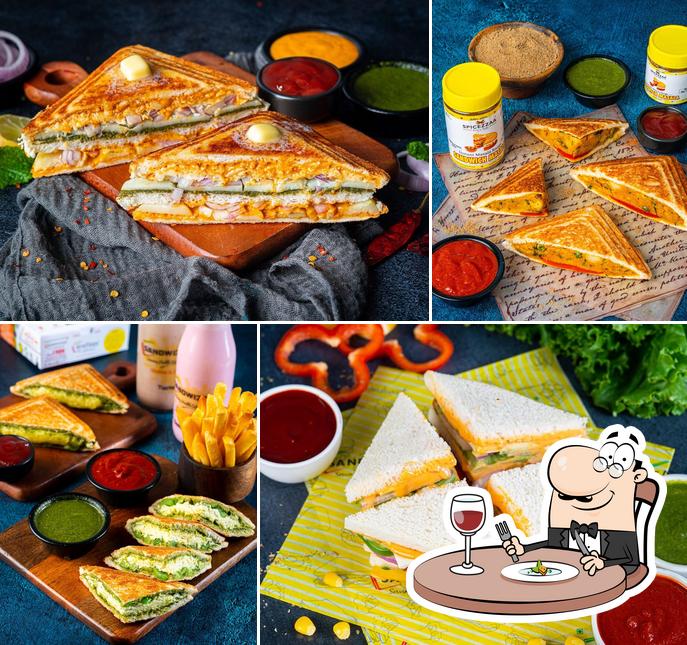 Food at Sandwizzaa Santacruz East